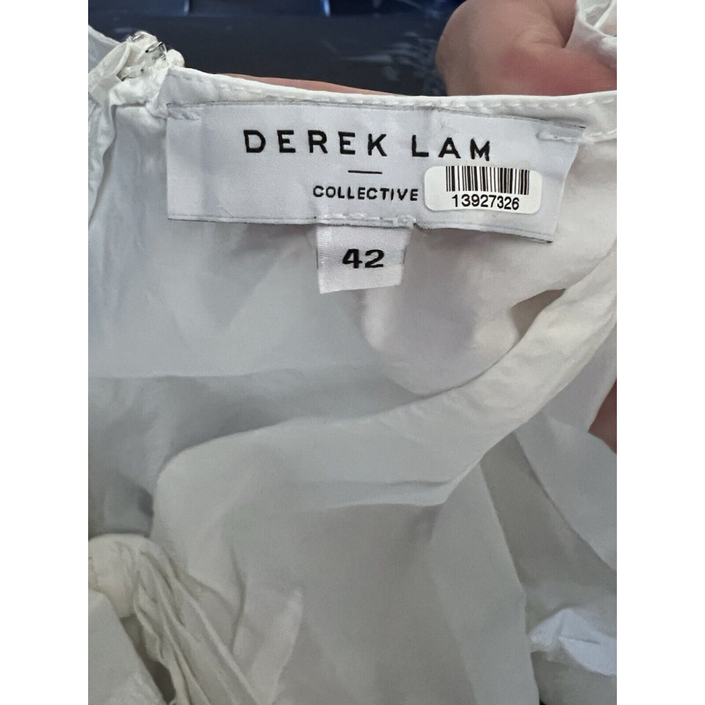Derek Lam 10 Crosby Noe Blouse Optic White Size 42 (M)‎ MSRP: $ 295.00 - Picture 10 of 10